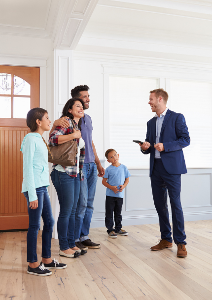 Realtor Helping Family